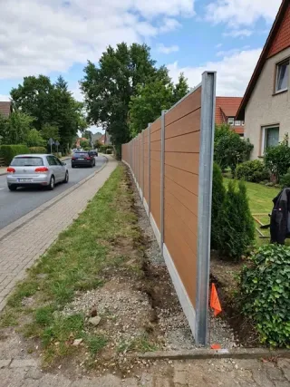 Lärmschutzzaun in Braunschweig - fachgerechte Ausführung vor Ort